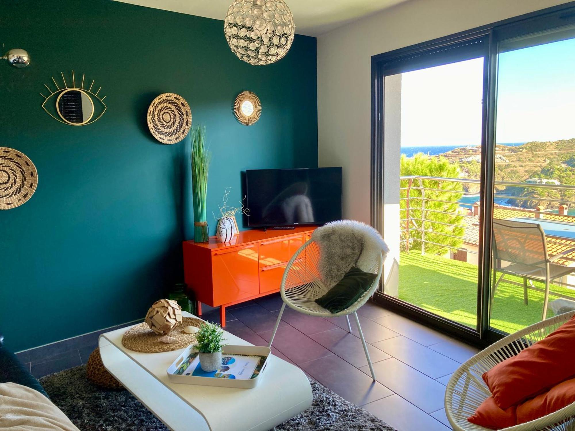 Residence Costa Vermella, Vue Mer Et Montagne Au Calme Cerbère Exteriér fotografie